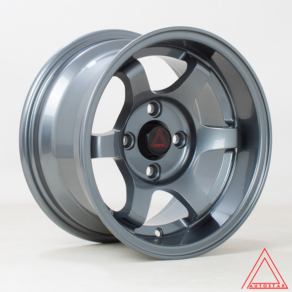 Autostar Wheels Roku 13x7 ET0 4x101.6 65.1mm Gunmetal (AS-ROKU7013Y1P00PCGM0651) www.srbpower.com