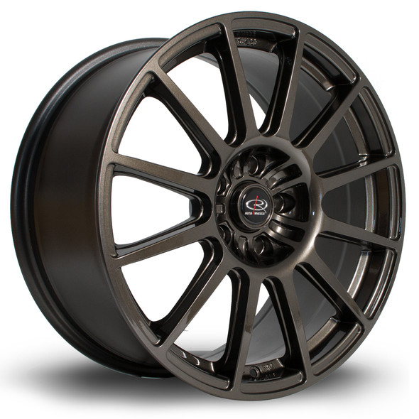 Rota Wheels Gravel 18x8.5 ET44 5x114.3 73mm Gunmetal (GRAV8518D1P44PCGM0730) www.srbpower.com