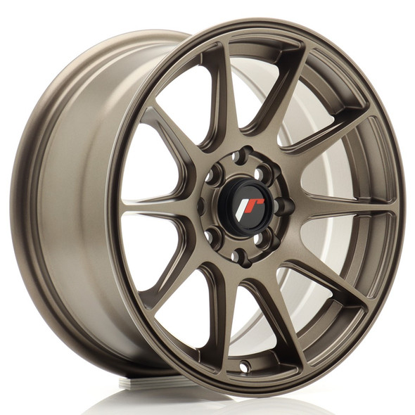 JR Wheels JR11 15x7 ET30 4x100/114 Matt Bronze - JR11157043067MBZ1