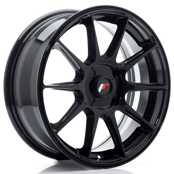 JR Wheels JR11 17x7 ET20-38 4H CUSTOM PCD 67.1mm Gloss Black