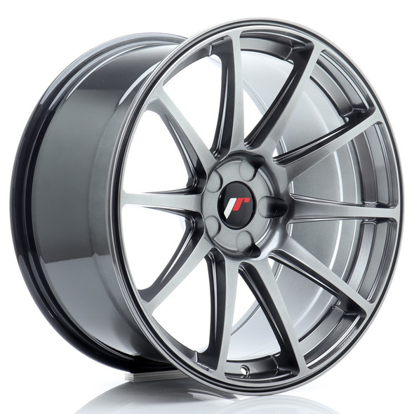 JR Wheels JR11 19x9.5 ET15-35 5H Blank Hyper Black