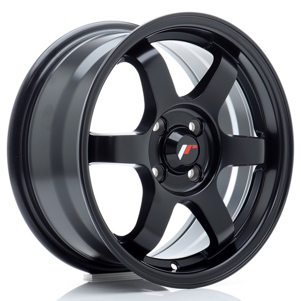 JR Wheels JR3 15x7 ET25 4x100 67.1mm Matt Black