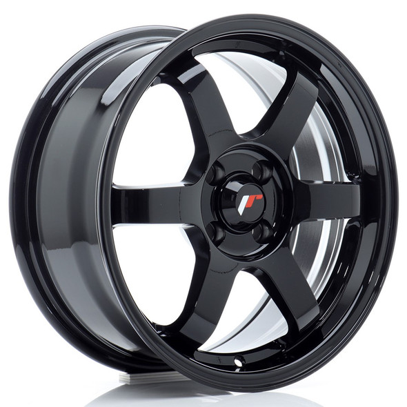 JR Wheels JR3 16x7 ET25 4x100 67.1mm Gloss Black