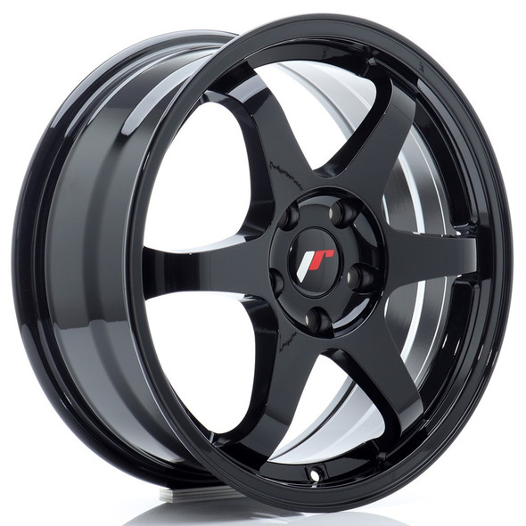 JR Wheels JR3 17x7 ET40 4x100 67.1mm Gloss Black