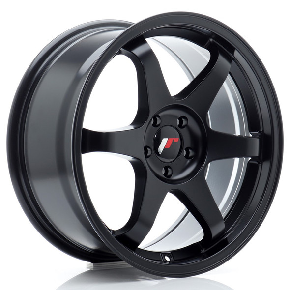 JR Wheels JR3 17x8 ET35 5x114.3 67.1mm Matt Black