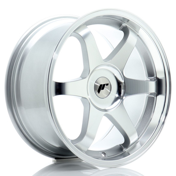 JR Wheels JR3 18x9 ET15-40 CUSTOM PCD 72.6mm Silver Machined Face