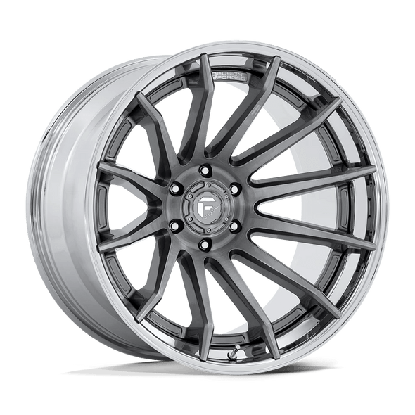 Fuel FC403 BURN 20x10 ET-18 6x139.7 106.10mm PLATINUM W/ CHROME LIP (Load Rated 1134kg)