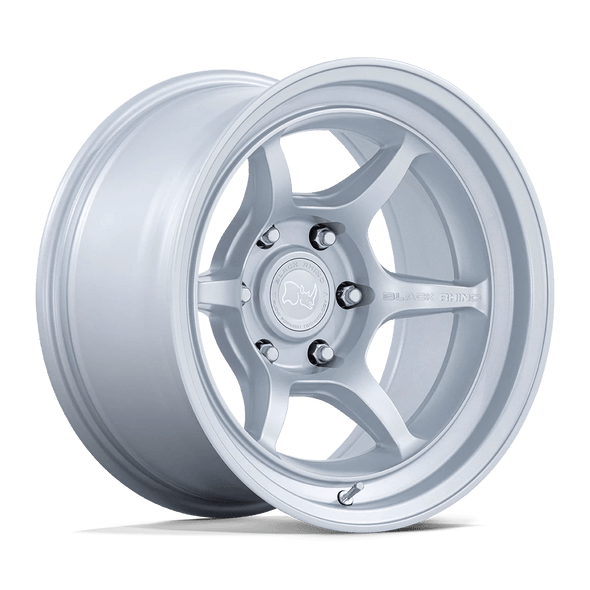 Black Rhino SHOGUN 17x9 ET-38 5x127 71.50mm HYPER SILVER (Load Rated 1134kg)