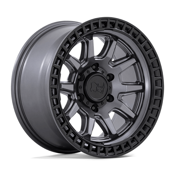 Black Rhino CALICO 20x9 ET0 6x135 87.10mm MATTE GUNMETAL W/ MATTE BLACK LIP (Load Rated 1134kg)