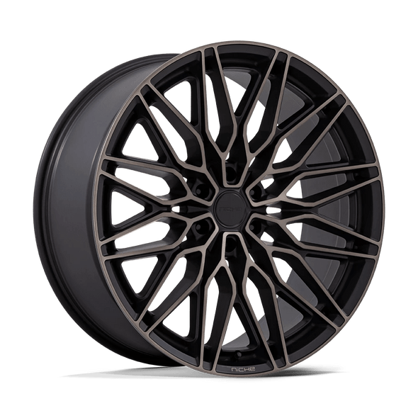 Niche NC278 CALABRIA 6 24x10 ET30 6x135 87.10mm MATTE BLACK MACHINED DARK TINT (Load Rated 1134kg)