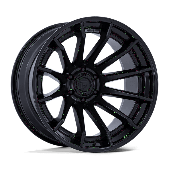 Fuel FC403 BURN 20x10 ET-18 5x127 71.50mm MATTE BLACK W/ GLOSS BLACK LIP (Load Rated 1134kg)