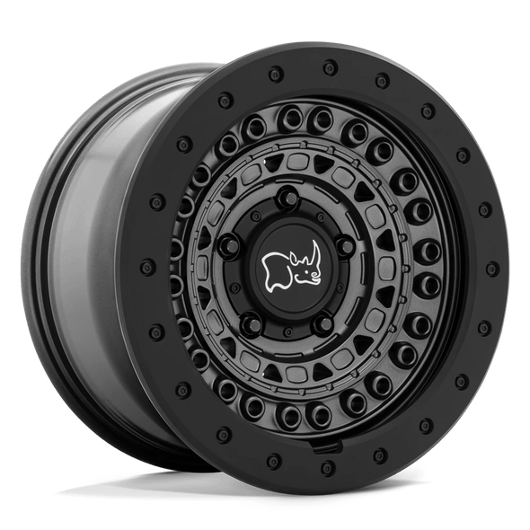 Black Rhino BARRICADE 18x9 ET10 6x135 87.10mm GUN BLACK W/ BLACK ROCK GUARD (Load Rated 1111kg)