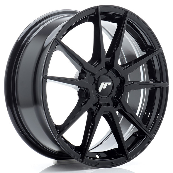 JR Wheels JR21 17x7 ET20-40 5H CUSTOM PCD 72.6mm Gloss Black