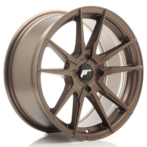 JR Wheels JR21 17x8 ET20-35 4H CUSTOM PCD 67.1mm Matt Bronze