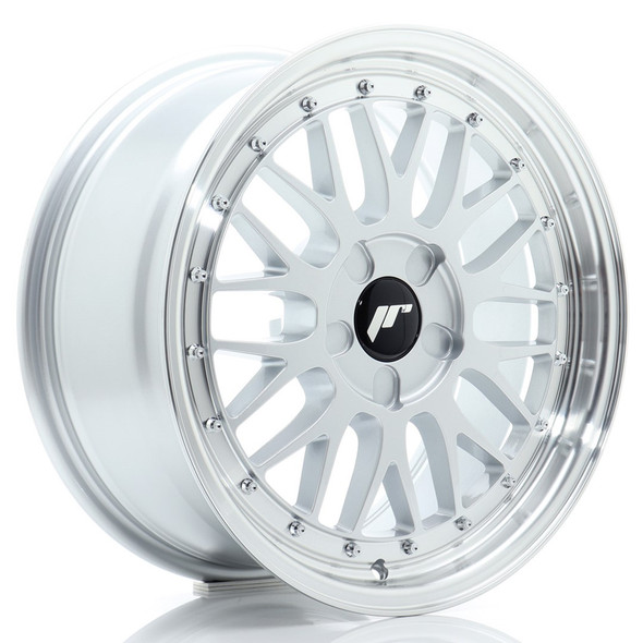 JR Wheels JR23 17x8 ET20-45 5H CUSTOM PCD 72.6mm Hyper Silver w/Machined Lip