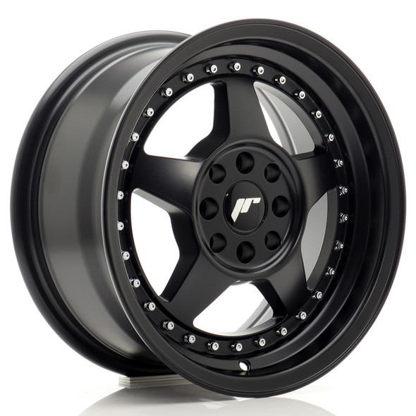 JR Wheels JR6 15x7 ET25 4x100/108 Matt Black - JR6157142567BF1