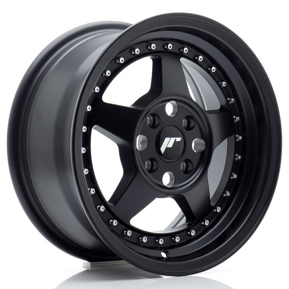 JR Wheels JR6 15x7 ET35 4x100 67.1mm Matt Black