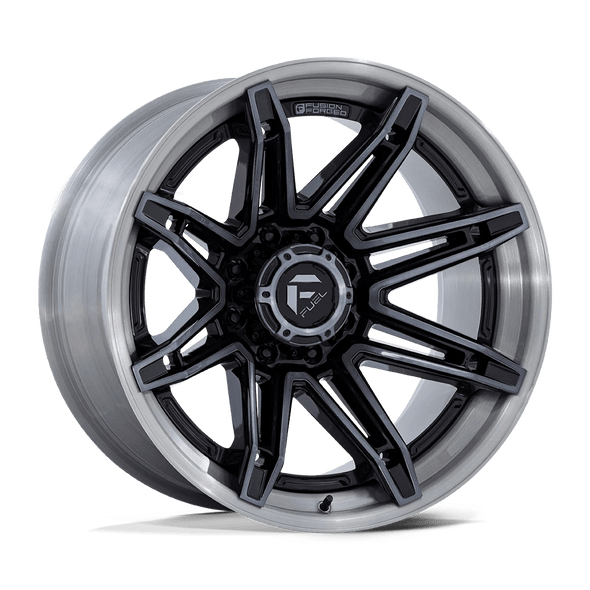 Fuel FC401 BRAWL 24x12 ET-44 8x180 124.20mm GLOSS BLACK BRUSHED DARK TINT (Load Rated 1678kg)