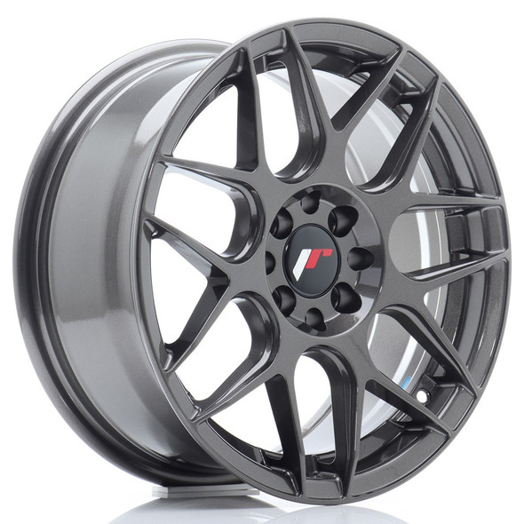 JR Wheels JR18 16x7 ET25 4x108 65.1mm Hyper Gray