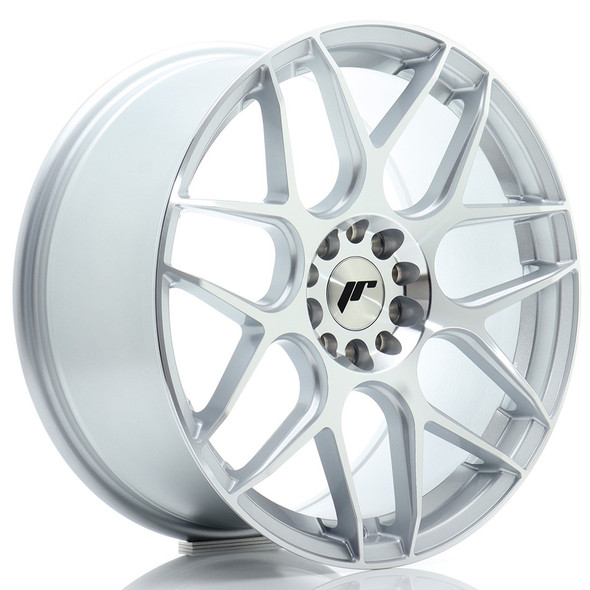 JR Wheels JR18 18x8.5 ET45 5x112/114 Silver Machined Face