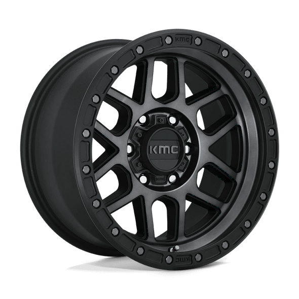 KMC KM544 MESA 20x9 ET18 5x127 71.50mm SATIN BLACK W/ GRAY TINT (Load Rated 1134kg)