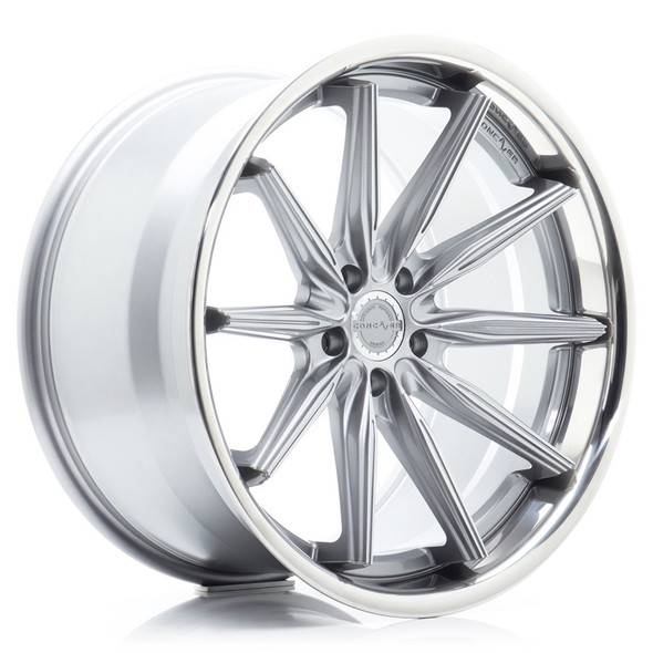 Concaver CVR8 20x10.5 ET10-53 CUSTOM PCD 72.6mm Brushed Titanium