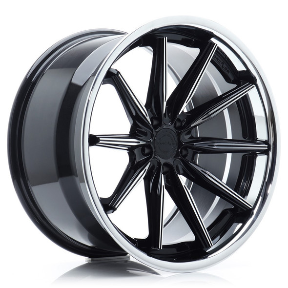 Concaver CVR8 21x9.5 ET14-61 CUSTOM PCD 74.1mm Black Diamond Cut