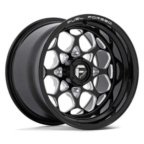 Fuel FV400 SCEPTER UTV 15x10 ET0 4x156 115.10mm GLOSS BLACK MILLED (Load Rated 544kg)