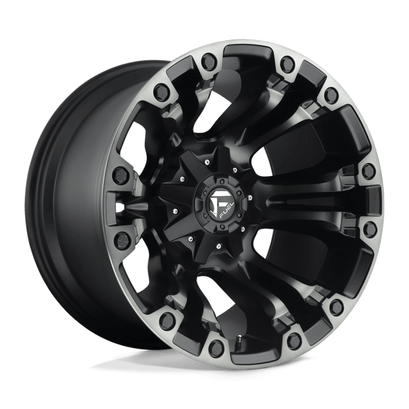 Fuel D851 VAPOR 20x9 ET20 5x139.7/150 110.10mm MATTE BLACK GRAY TINT (Load Rated 1134kg)