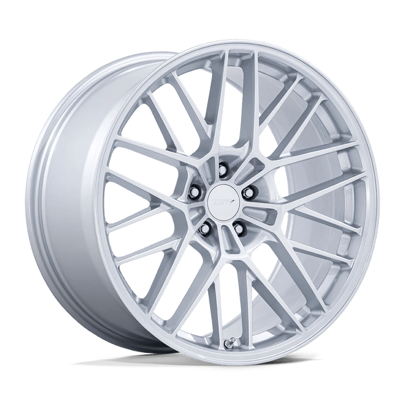 TSW TW001 DAYTONA 22x9 ET27 5x112 66.56mm GLOSS SILVER (Load Rated 898kg)