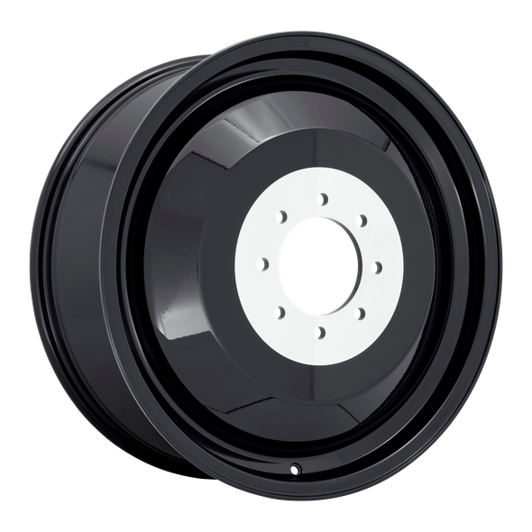 Fuel D500 DUALIE INNER 24x8.25 ET97 8x165.1 117.00mm GLOSS BLACK (Load Rated 1134kg)