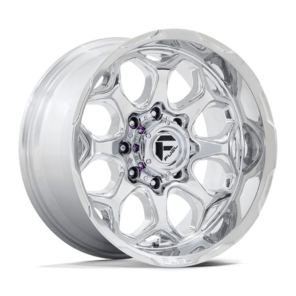 Fuel FC862 SCEPTER 22x10 ET-18 5x127 71.50mm POLISHED MILLED (Load Rated 1202kg)