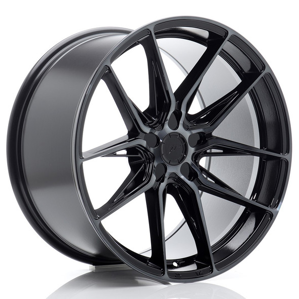 JR Wheels JR44 19x10 ET15-45 5H CUSTOM PCD 72.6mm Black Machined w/Tinted Face