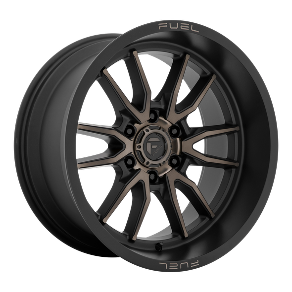 Fuel D762 CLASH 22x10 ET-18 6x135 87.10mm MATTE BLACK DOUBLE DARK TINT (Load Rated 1134kg)