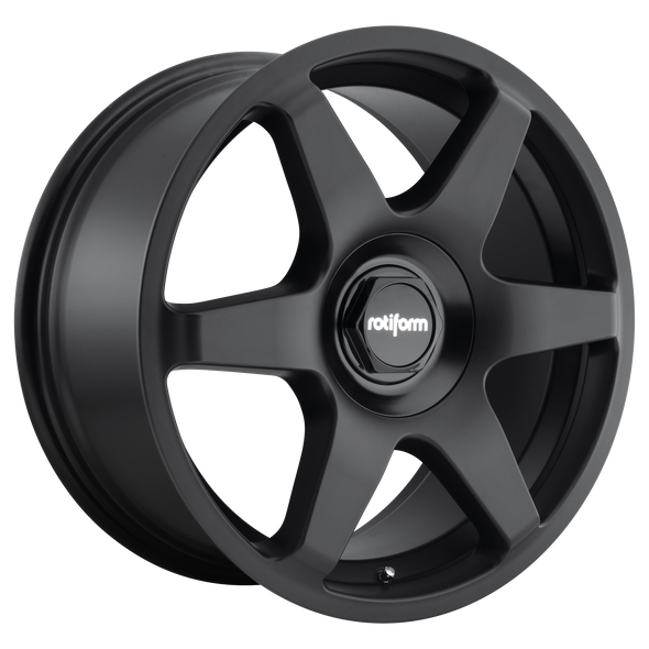 Rotiform R113 SIX 19x8.5 ET35 5x114.3/120 72.60mm MATTE BLACK (Load Rated 726kg)