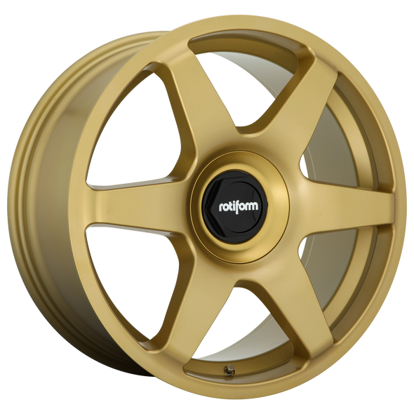 Rotiform R118 SIX 19x8.5 ET45 5x100/112 66.50mm MATTE GOLD (Load Rated 726kg)