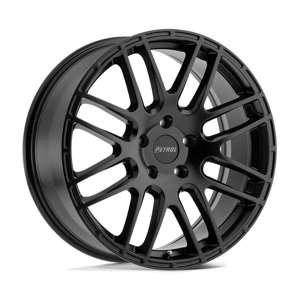 Petrol P6A 17x7.5 ET32 5x112 72.10mm MATTE BLACK (Load Rated 771kg)