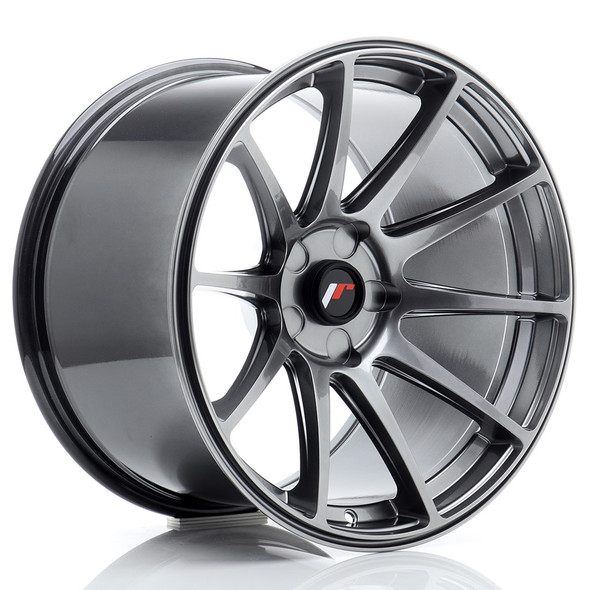 JR Wheels JR11 18x10.5 ET0-25 5H Blank Hyper Black