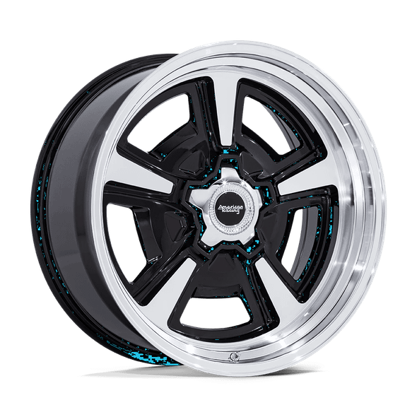 American Racing VN517 MARAUDER 22x9 ET6 5x127 78.10mm GLOSS BLACK MACHINED W/ DIAMOND CUT LIP (Load Rated 862kg)