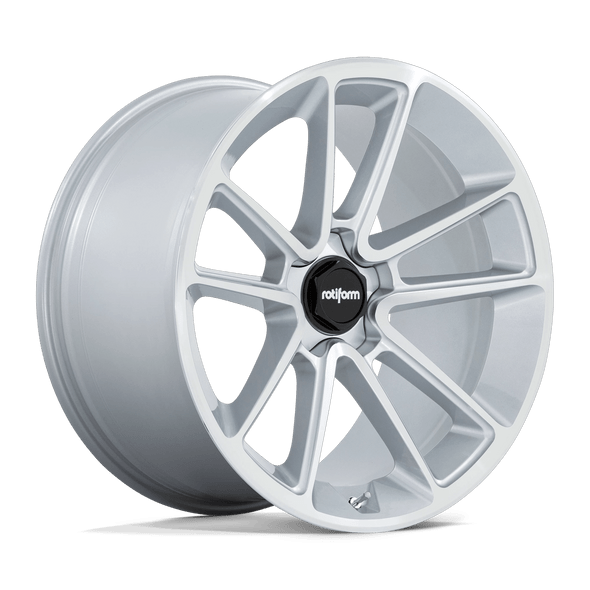 Rotiform R192 BTL 21x10.5 ET15 5x120 74.10mm GLOSS SILVER W/ MACHINED FACE (Load Rated 998kg)