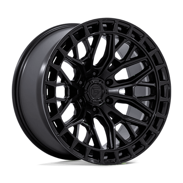 Fuel FC869 SIGMA 22x9.5 ET18 6x139.7 106.10mm BLACKOUT W/ G-BLK LIP (Load Rated 1202kg)