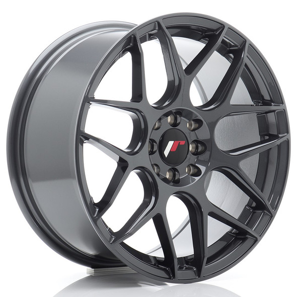 JR Wheels JR18 17x8 ET35 5x100/114 Hyper Gray - JR181780F253567HG1