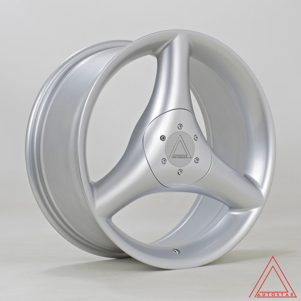 Autostar MP3 17x8 ET30 5x100/5x120 74.1mm Silver (AS-MP3X8017OK1P30PCPS0741) www.srbpower.com