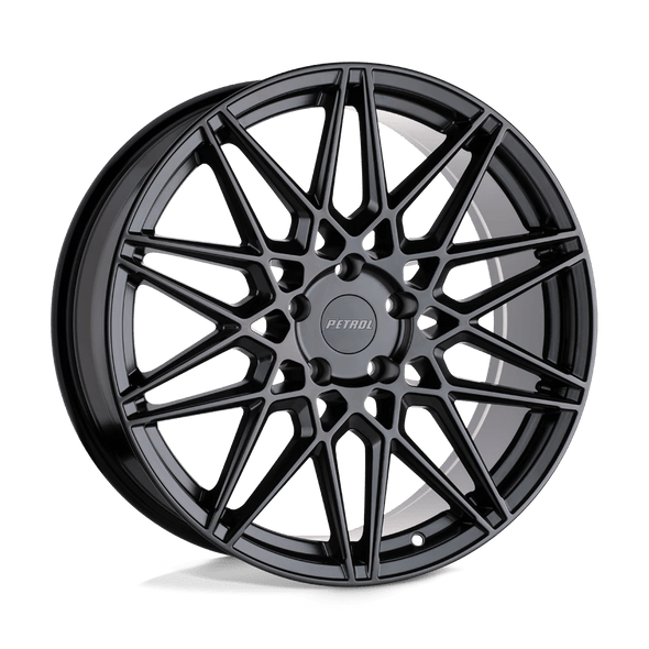 Petrol P3C 20x8.5 ET40 5x107.95 72.10mm SEMI GLOSS BLACK (Load Rated 907kg)