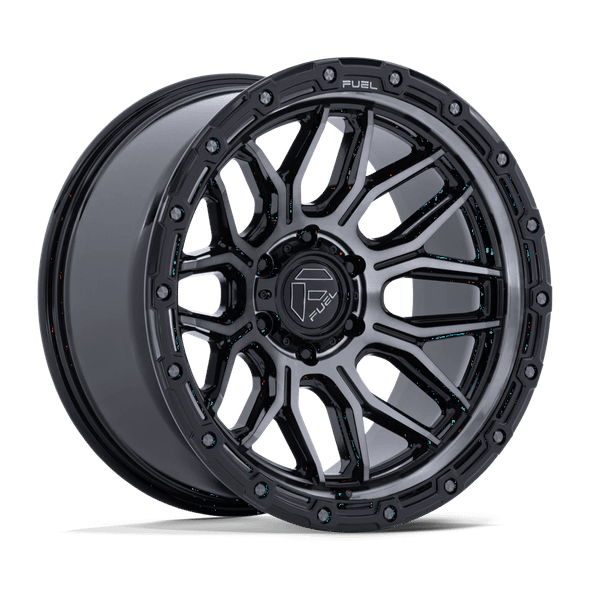 Fuel FC881 SURGE 20x9 ET20 6x139.7 106.10mm GLOSS BLACK MACHINED W/ GRAY TINT (Load Rated 1202kg)