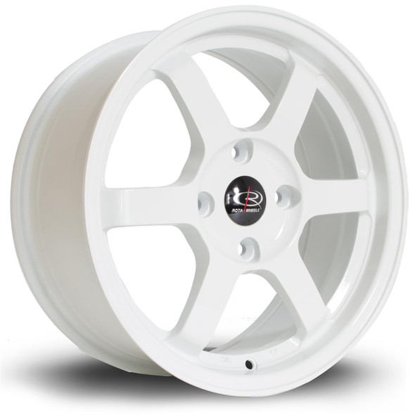 Rota Grid 16x7 ET40 4x114 White (GRID7016A1P40PCWH0730) www.srbpower.com