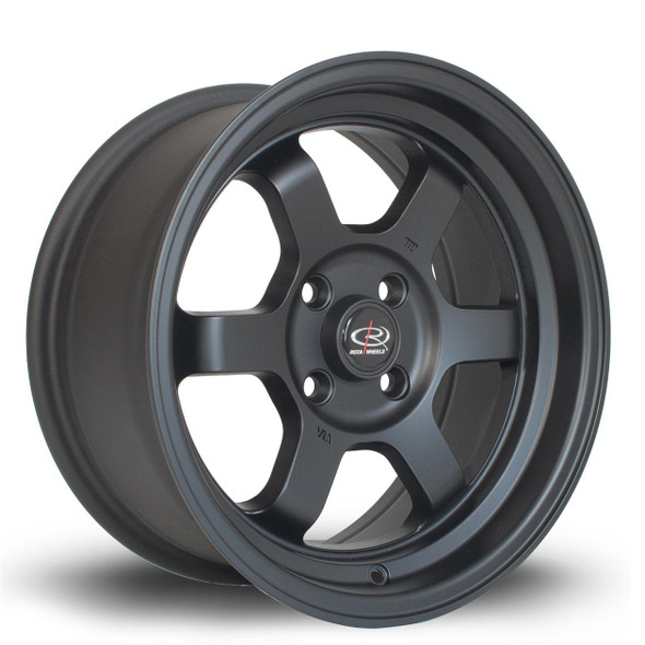 Rota Grid-V 15x7 ET20 4x100 FBlack (GRIV7015C1P20PCFB0671) www.srbpower.com