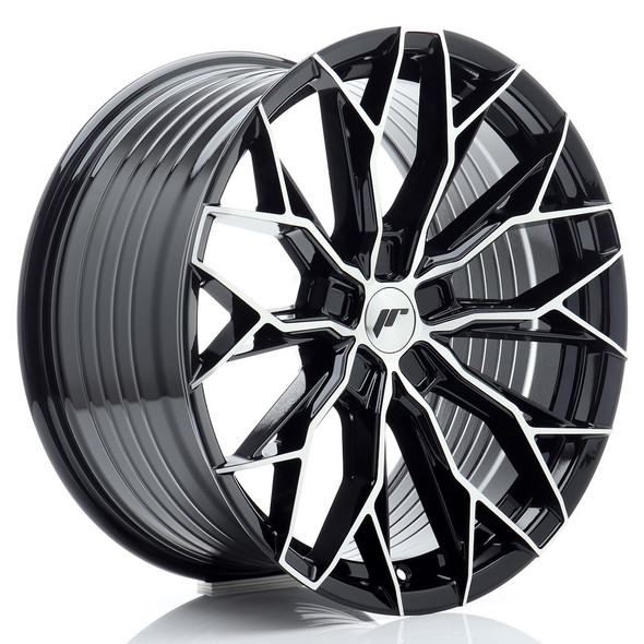 JR Wheels JR49 19x9 ET20-40 5H CUSTOM PCD 72.6mm Gloss Black Machined Face