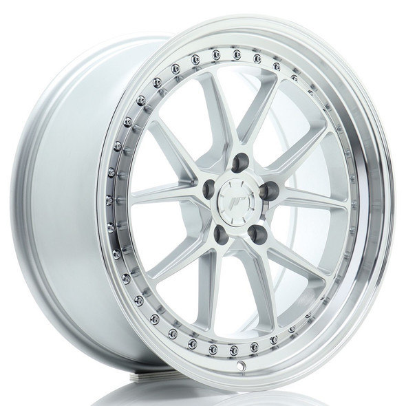 JR Wheels JR39 19x8.5 ET35 5x112 66.6mm Silver Machined Face