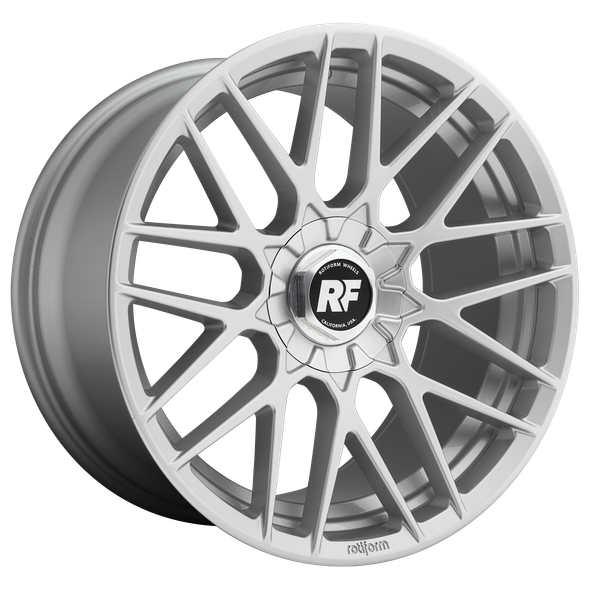 Rotiform R140 RSE 18x8.5 ET35 CUSTOM 70.10mm GLOSS SILVER (Load Rated 726kg)